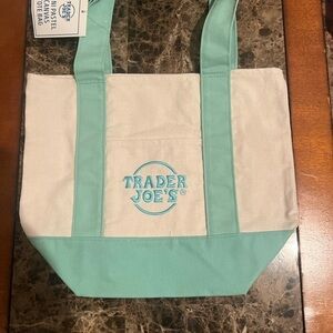 - Trader Joe’s Green Canvas mini Tote Bag 2025